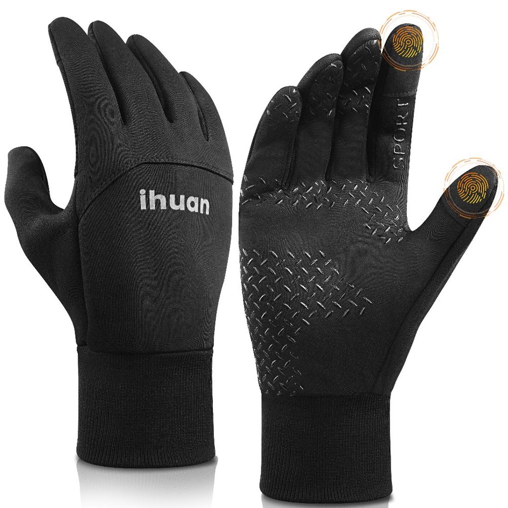 Winter Gloves for Men Women - Waterproof Warm Glove Cold Weather 35-50F